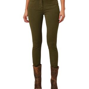 Frame Denim Le High Skinny Forest Falls Women's Olive Skinny Jeans Sz 26